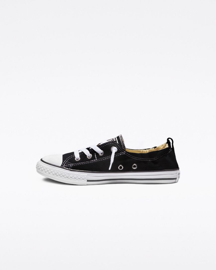 Slip On Tenisky Converse Chuck Taylor All Star Shoreline Dievcenske Čierne | SK SCAMX9